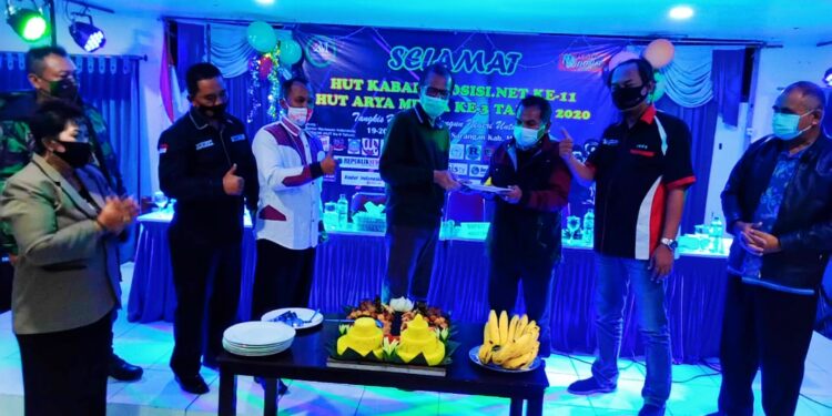 Bupati Magetan Suprawoto dan Forum wartawan Jakarta , Hadiri peringatan ke 11 Media asal Jawa timur