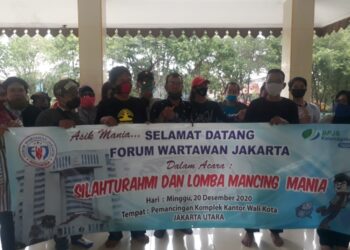 Silahturahmi dan Lomba Mancing Antar Wartawan