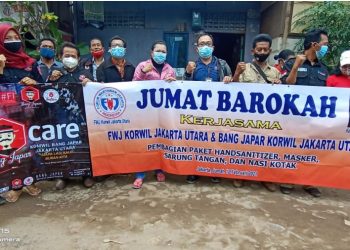 fahira idris : apresiasi bakti sosial jum’at barokah yg digelar FWJ jakarta utara bekerja sama dengan BANG JAPAR Jakarta utara