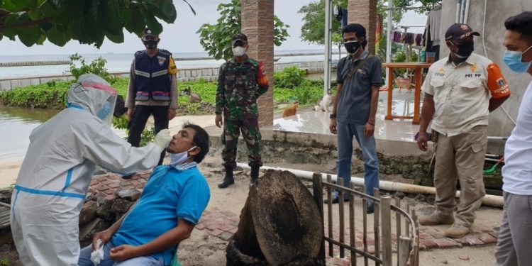 KTJ Polres Kep Seribu Cegah Penyebaran & Turunkan Kasus Covid19 Dengan Rapid Tes Gratis