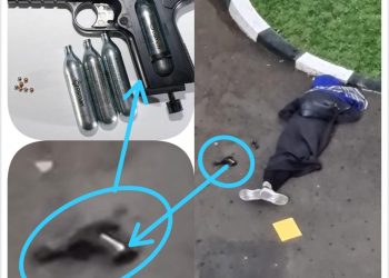 Terduga teroris, Serang petugas jaga Mabes Polri