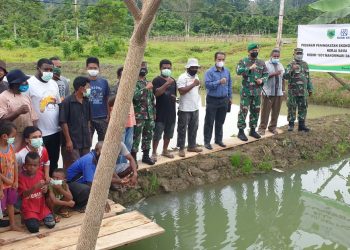 Kodim 1801/Manokwari dan BRI Manokwari kembali merealisasikan Program Piring Emas