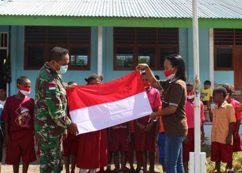 POS RAMIL MANOKWARI BARAT KUATKAN KARAKTER GENERASI MILENIAL YANG CINTA TANAH AIR