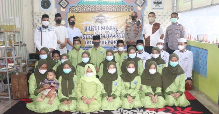 Dregs Bintara Polri 2006 Depok, Berbagi Kasih kepada anak Yatim Piatu bintang Mazaya