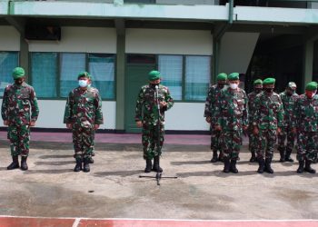 KODIM 1801/MANOKWARI GELAR HALAL BIHALAL IDUL FITRI 1442