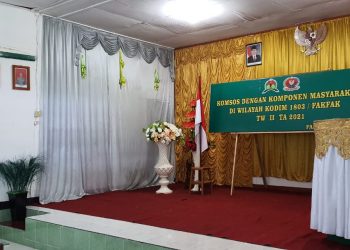 Kodim 1803/Fakfak gelar Komsos dengan Komponen Masyarakat