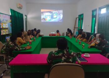 Dandim 1803/Fakfak berikan materi Wasbang dan bela Negara Kepada Pramuka