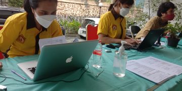 Gebyar Vaksinasi STIKes Santo Borromeaus Kota Baru Parahyangan, Padalarang, Bandung Barat.