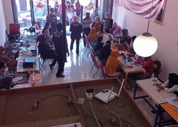 Gebyar vaksin Covid-19 dan Pembagian Masker Gratis di gelar P4KBB Bandung Barat dan Dinas Kesehatan Kab.Bandung Barat.