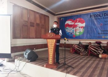 Peringati Hari lahir Jamkes Watch ke -7th ,2021 “PEDULI DAN BERBAGI DIMASA PANDEMI ” di Gedung Aula HBS -Cimareme .