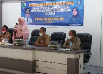 Ketua TP. PKK Barru, Hasnah Syam Hadiri Bimbingan Lansia.