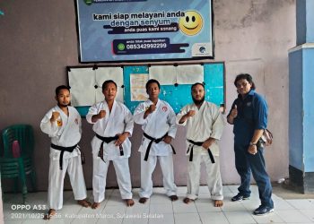 Karate-ka Pengcab Maros, GSC & Benteng Gajah latihan untuk Persiapan Open Turnamen  Piala Forki Satu