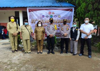 Kapolres Simalungun Gelar Vaksinasi Door To Door Dan Bagi Bansos Bakti Sosial Pengabdian 31 Tahun Akabri 1990