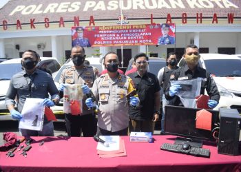 Pelaku Sindikat Penipuan dan Pengelapan Kendaraan Rental di Ciduk Jajaran Polres Kota Pasuruan