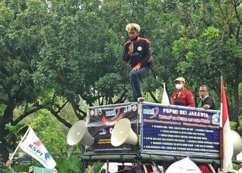 Demo Tuntut Kenaikan Upah, Buruh Diterima Masuk ke Kantor Anies