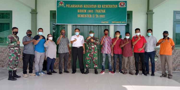 Sukseskan Program KB Kes, Dandim 1803/Fakfak Gelar Rapat Koordinasi