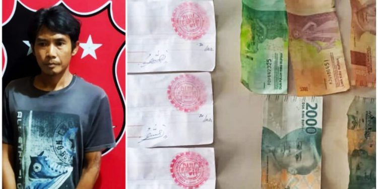 Polresta Deli Serdang  Amankan Pria Yang Viral Akibat Pungli Supir Truck. 