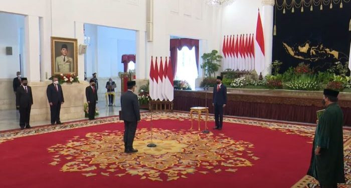 Presiden Saksikan Pengucapan Sumpah Jabatan Kepala PPATK