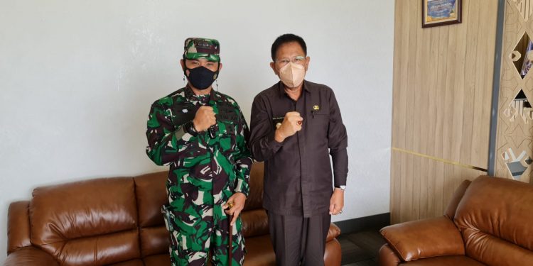 Kunjungan perdana Dandim 1801/Manowari ke Pejabat Pemda Manokwari