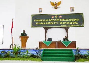 Babinsa Jajaran Korem 071/Wijayakusuma Terima Pembekalan Intelejen Teritorial