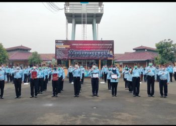 Pegawai Lapas Pemuda Kelas IIA Tangerang Dapat Apresiasi, Kalapas: Ini Penghargaan Bagi Pegawai Yang Berprestasi