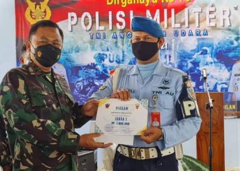 Genap Usia 75 Tahun, SATPOMAU Lanud MUS Gelar Syukuran.