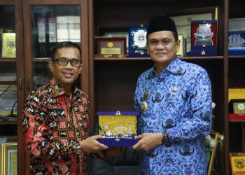 Bupati Barru Terima Kunjungan Rektor Institut Bisnis dan Keuangan Nitro Makassar