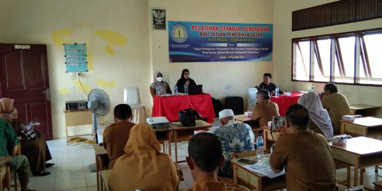 Tingkatkan Kapasitas Penyelengara Sekolah, MPD Aceh Utara Gelar Pelatihan Standar Pendidikan bagi Satuan Pendidikan