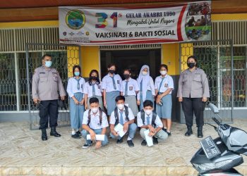 Peringati 31 Tahun Pengabdian, Alumni Akabri 1990 Gelar Vaksin Dosis ke II di Aula Yayasan YAPIM.