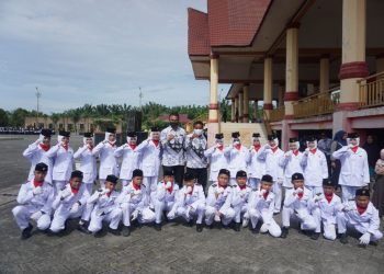 Siswa SDN 1 Subulussalam Tampil Sebagai PASKIBRA HUT PGRI & HGN 25 November 2021