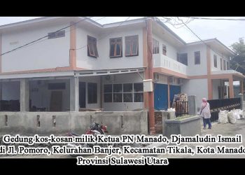 LSM-INAKOR Akan Usut Asal Dana Kos-kosan Mewah Milik Ketua PN Manado