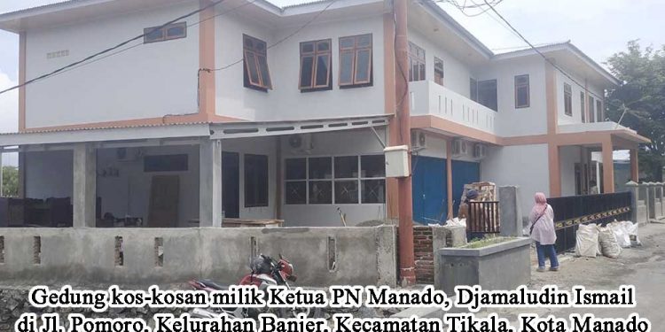 LSM-INAKOR Akan Usut Asal Dana Kos-kosan Mewah Milik Ketua PN Manado