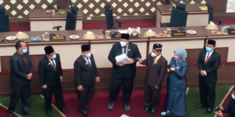 Rapat Paripurna DPRK Subulussalam, Terkait Penyapaian Qanun RAPBK Tahun 2022