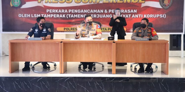 Lakukan Pemerasan dan Pengancaman, Ketua DPP LSM TAMPERAK Jadi Tersangka
