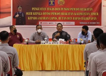 KADIVPAS Lakukan Penguatan di Balikpapan, JUMADI : “Keamanan yang baik, maka Pembinaan akan Berjalan Lancar”.