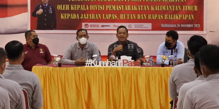 KADIVPAS Lakukan Penguatan di Balikpapan, JUMADI : “Keamanan yang baik, maka Pembinaan akan Berjalan Lancar”.