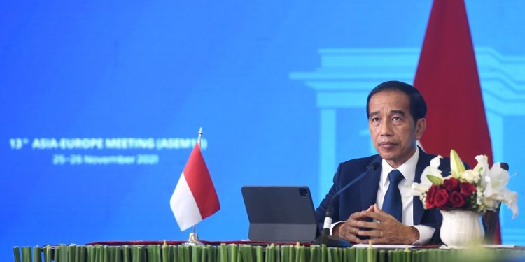 Presiden Jokowi Dorong Pencapaian Target Vaksinasi WHO pada KTT ASEM ke-13