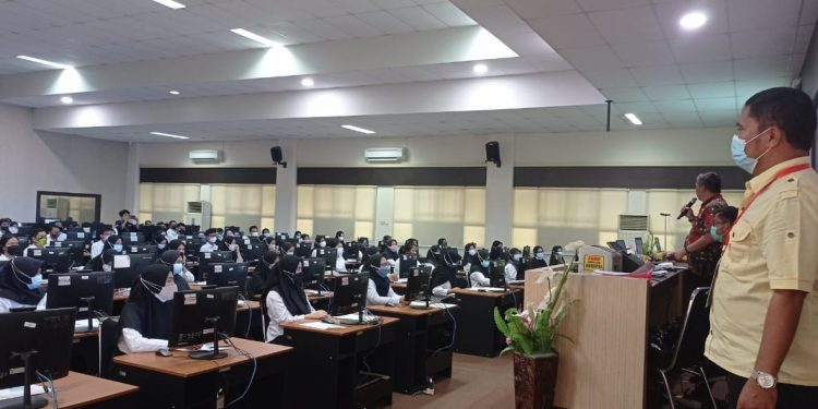 Hari Ini, 102 Peserta Test CPNS Barru Ujian Seleksi Kompetensi Bidang di Makassar