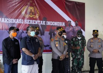 Polres Tasikmalaya Kota Gelar Gebyar Vaksin yang Diadakan Serentak di Seluruh Indonesia