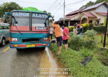 Kecelakaan Lalulintas di Senakin, Pengendara Sepeda Motor Meninggal Ditempat