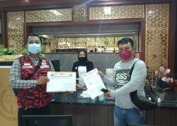 KKPMP Laporkan Dugaan Penyalahgunaan Wewenang Penyaluran Bansos di Desa Curug Badak ke Kejari Lebak