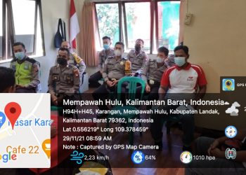 Gelar Anev Bulanan, inilah Pesan Kapolsek Mempawah Hulu, Landak.
