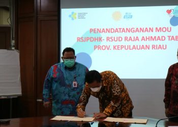 Gubernur Kepri Tandatangani MOU Kerja Sama RSUD Raja Ahmad Tabib dengan RS Jantung Pembuluh Darah Harapan Kita