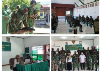 Dandim 1803/Fakfak gelar giat binaan Kesiapan Aparat Kewilayahan  serta Kemampuan Teritorial