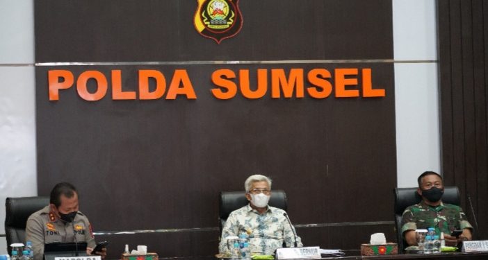 PANGDAM II/SRIWIJAYA Bersama FORKOPIMDA SUMSEL Ikuti Rakor Lintas Sektoral Bersama KEMENTERIAN RI Terkait