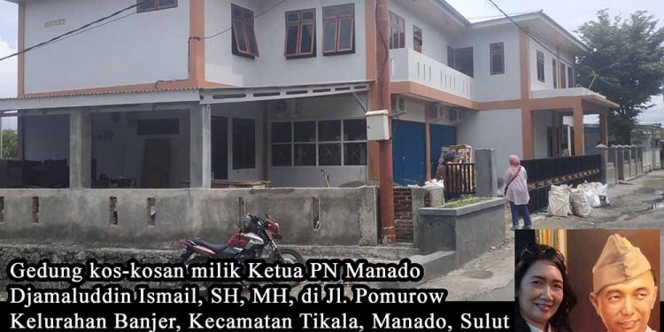Viral..!! Gedung Kos-kosan Ketua PN Manado Diduga Dibangun di Tanah Milik Keluarga Pahlawan Nasional