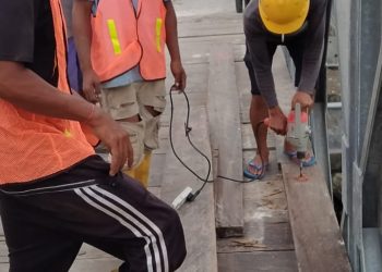 Pembangunan melalui Program Kotaku dengan Skema Padat Karya