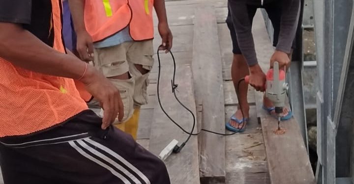Pembangunan melalui Program Kotaku dengan Skema Padat Karya