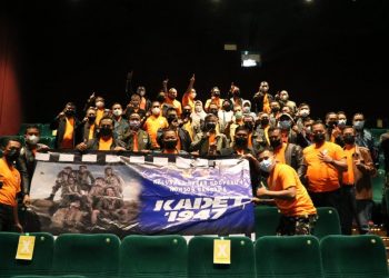 Kompak.!! Pangkoopsau I Nonton Bareng Pejabat dan Anggota Makoosau I