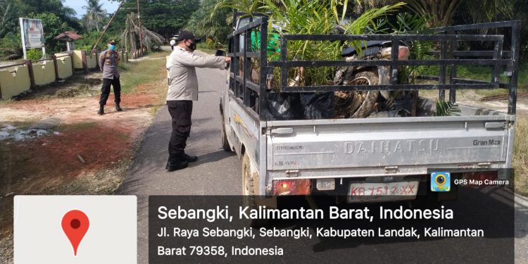 Kapolsek Terjun Langsung Memimpin Operasi KRYD Di Depan Mako